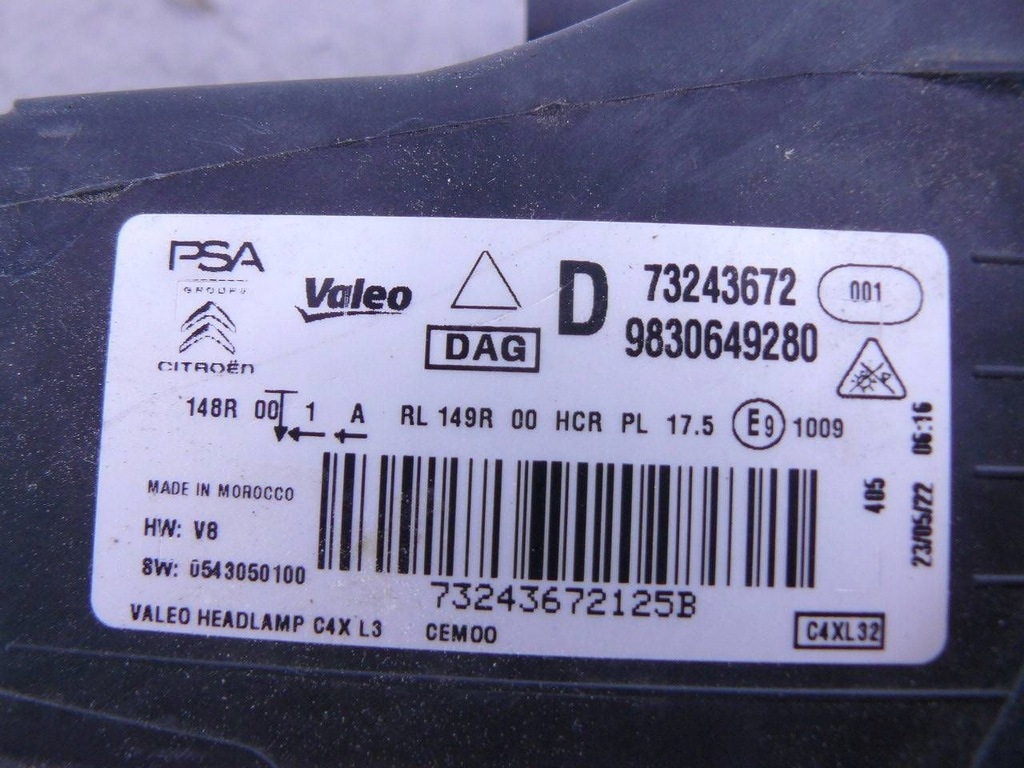 фото №15, Citroen c4 iii лампа передня права full led