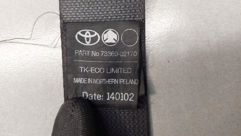 фото №6, Pas безпеки лівий задня corolla e12 1.4 b