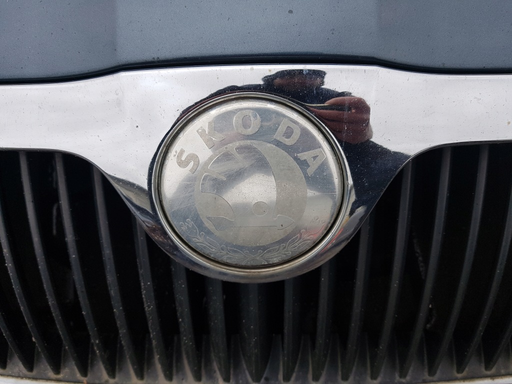 фото №8, Skoda octavia 2 ii 04-07r капот решётка радиатора 9901