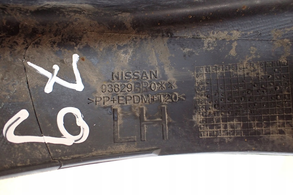 фото №12, Nissan qashqai молдинг крыла левая задняя 93829br0
