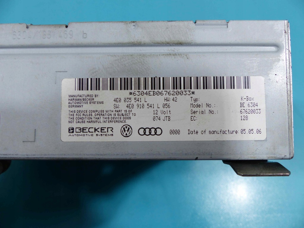 фото №6, Модуль тюнер радио audi a8 d3