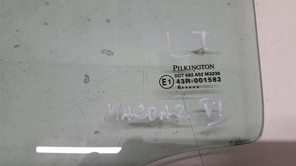 фото №12, Mazda 2 ii 02-07 стекло с дверь левый задняя