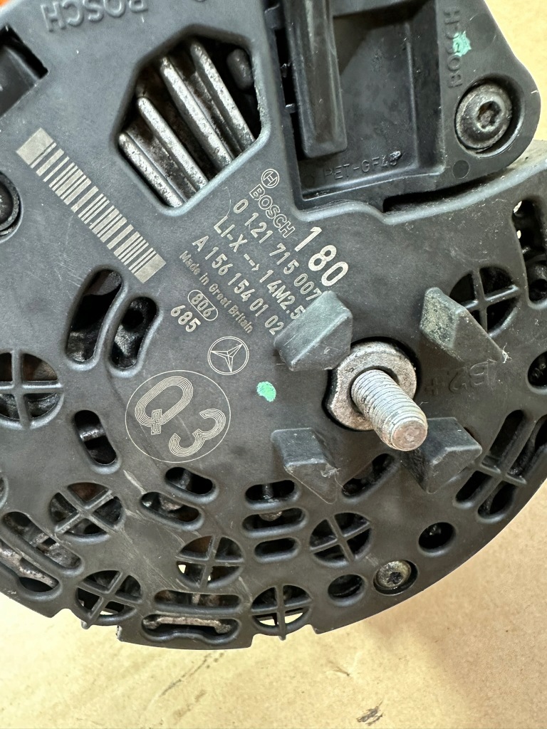 фото №6, Генератор, mercedes ml w164 6.3 amg om156, a1561540102