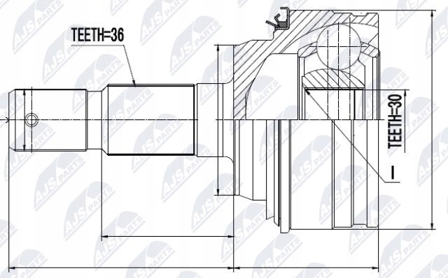 фото №5, Шарнир наружный toyota tundra, sequoia 07-