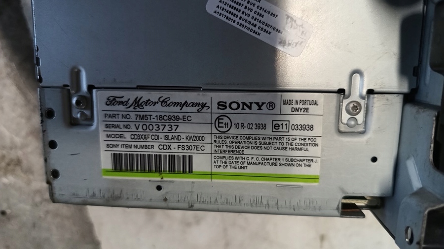 фото №3, Ford focus mk2 10r радіо cd aux