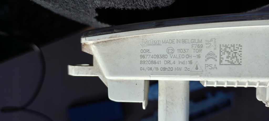 Фара противотуманная фара led drl к движение dziennej peugeot citroen toyota 9677409380 с Разборки