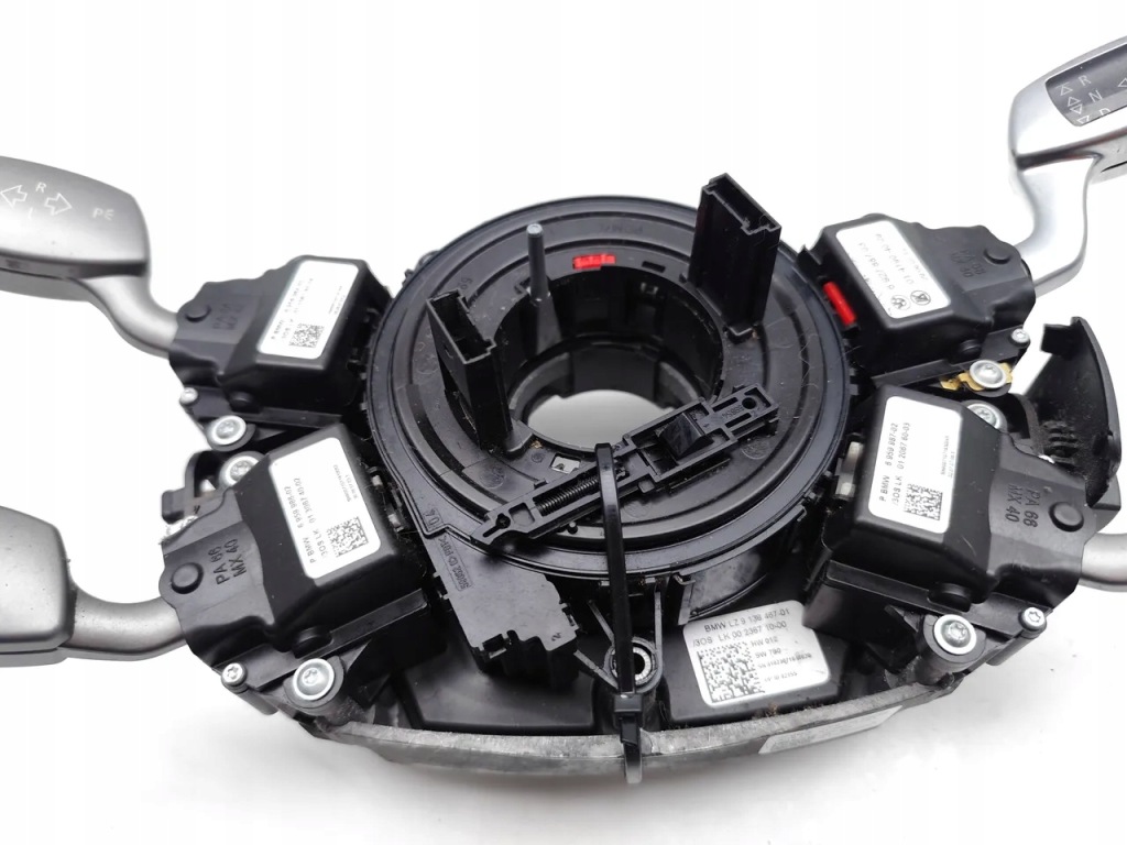 Bmw 7 series індикатор двірники перемикач łodygi + кільце шлейф підрульового перемикача 2007 Оригінал