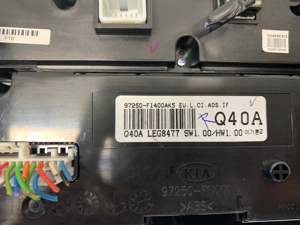 фото №8, Панель кондиционера 97250-f1400 kia sportage iv