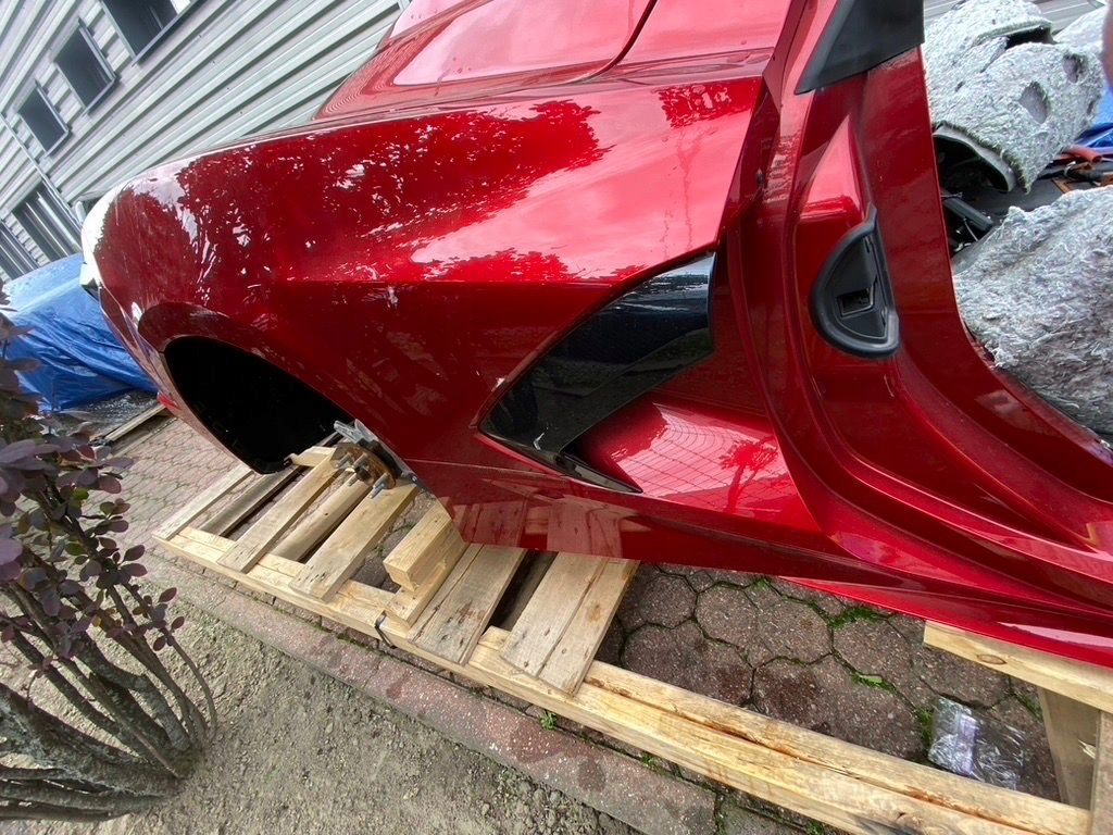 фото №12, Kompletny задня піддон дах бампер лампи задня corvette cabrio c8 3lt z51