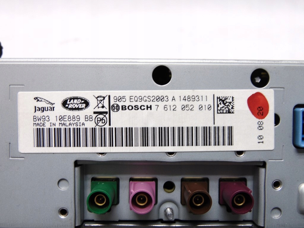фото №6, Панель радио экран дисплей сенсорный bw93 10e889 bb jaguar xj xjl x351