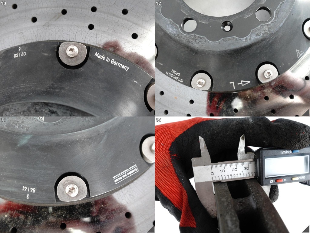 фото №11, Porsche 911 991 / 992 turbo/c2/c2s/c4/c4s pccb диск керамічна ліва перед