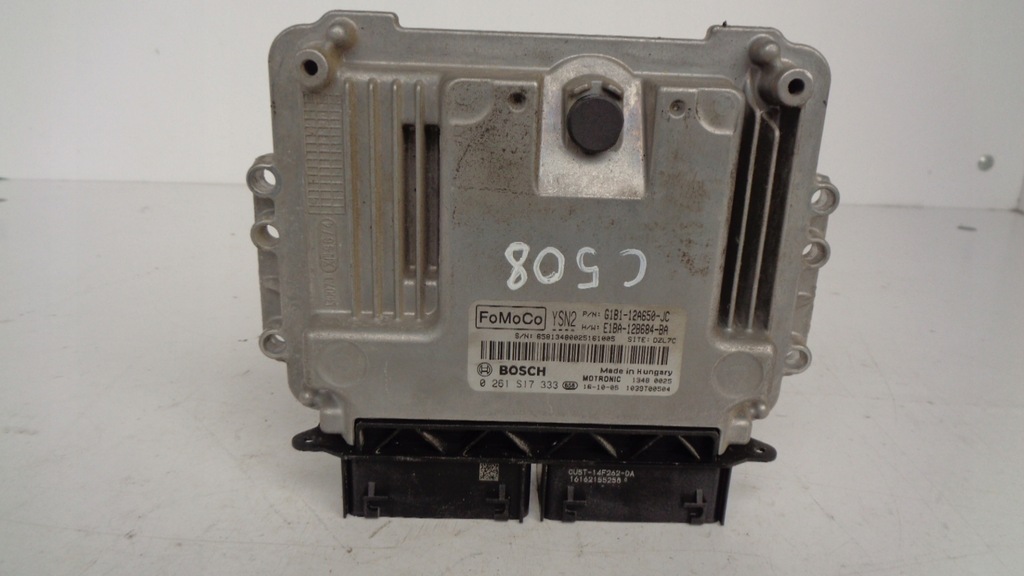 фото №1, Fiesta mk7 lift b-max 1.0 eb бортовой компьютер блок управления 16