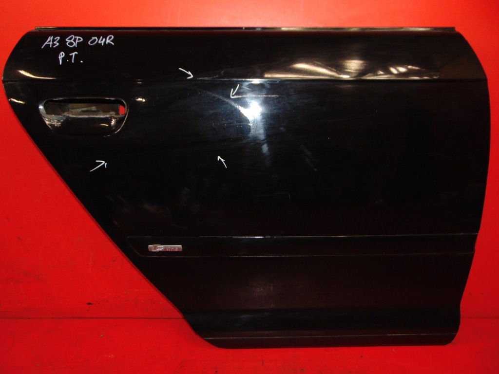 фото №2, Audi a3 8p sportback 5d обшивка дверь правое задняя