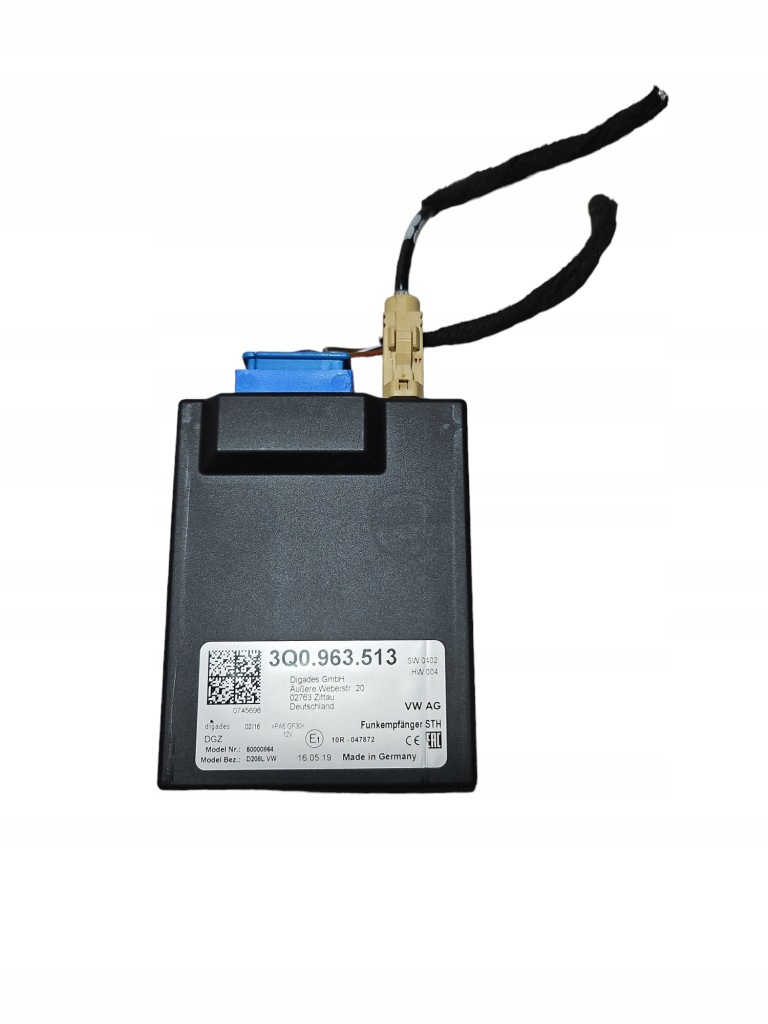 фото №1, Модуль блок керування webasto arteon passat b8 t6 3q0963513