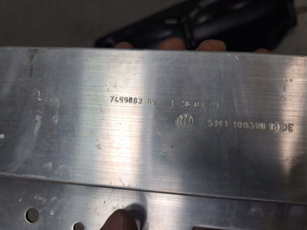 Ремінь підсилювач абсорбер балка бампер жалюзі bmw 1 f40 m-pakiet оригінал Зі Шроту