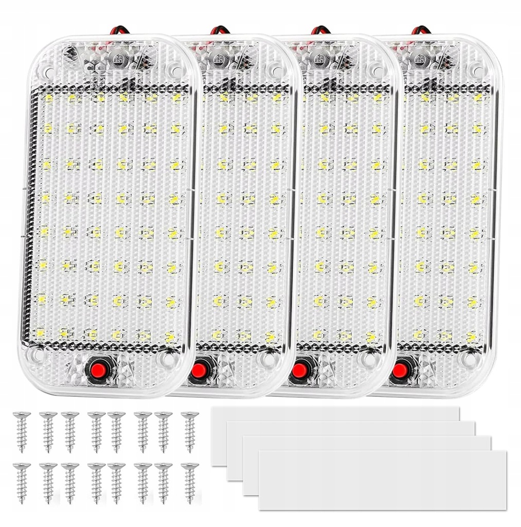 фото №15, Лампа освещение led do багажника лампа потолочная салона автомобиля 4szt