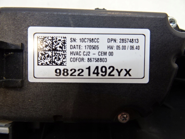 фото №9, Opel crossland x панель кондиционера 98221492yx