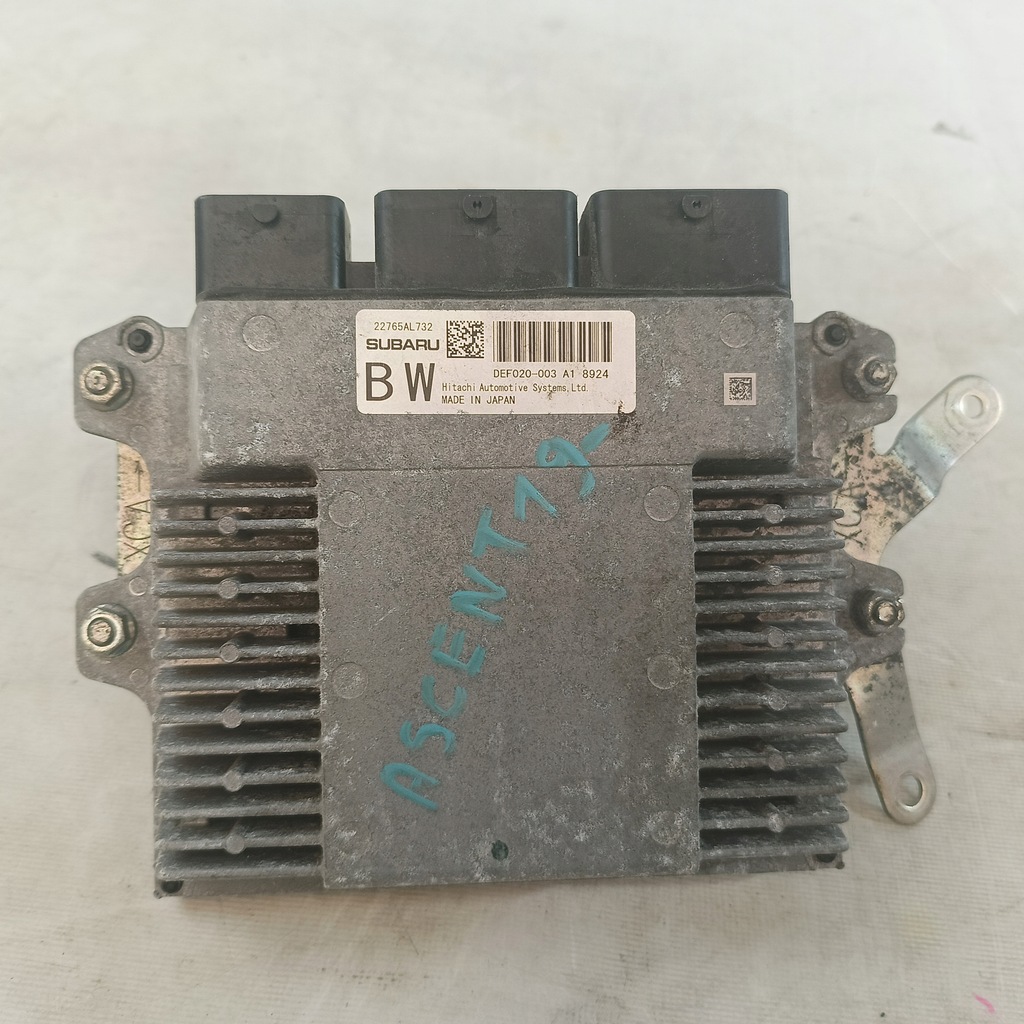 фото №1, Subaru ascent 19- модуль бортовой компьютер двигателя usa def020-003