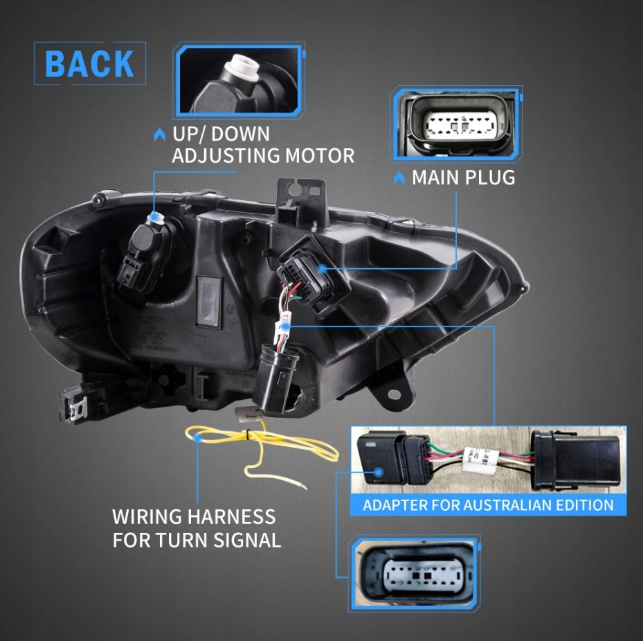 фото №6, Ford mustang 2018-2023 лампа лампы передние led vland комплект