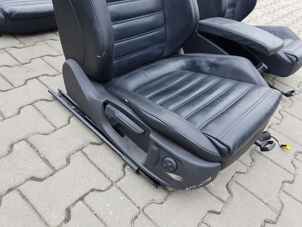 фото №5, Vw passat b7 sedan сиденья кожаный заднее сиденье