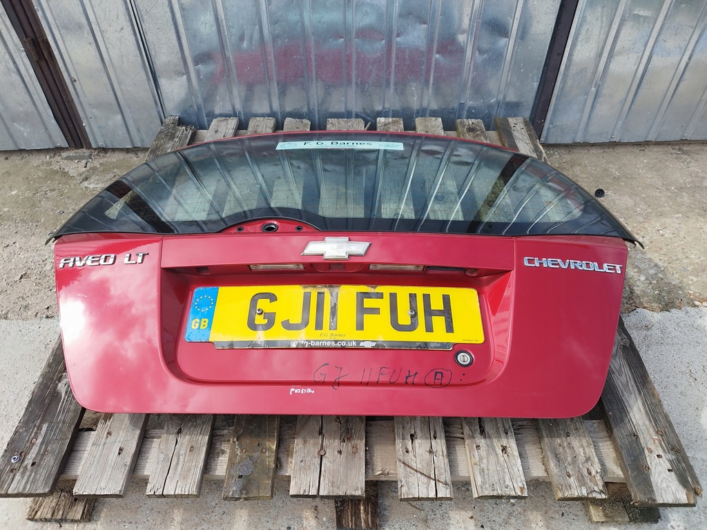 фото №11, Крышка багажника стекло задняя chevrolet aveo t250 lift 2008-2011 5d дверь hb