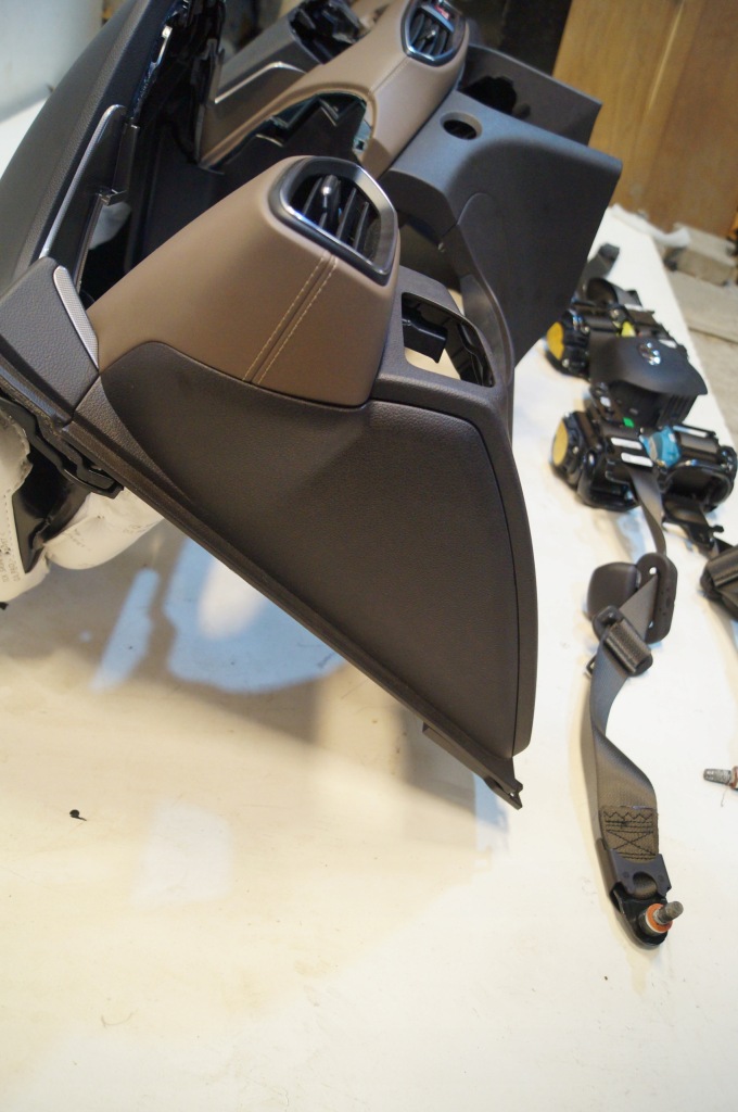 фото №12, Santa fe iv 19- приборная панель консоль pas подушка безопасности kpl.