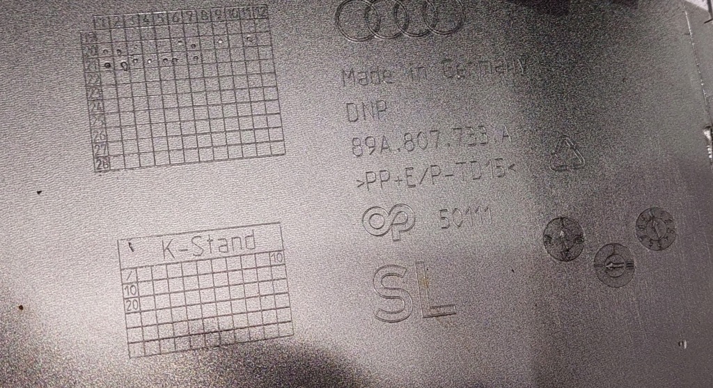 фото №7, Audi q4 e-tron 89a спойлер накладка перед бампера