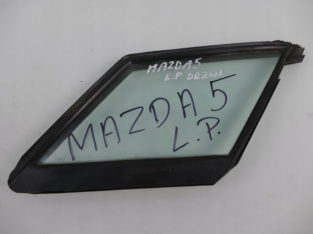 фото №1, Mazda 5 ii скло двері малий лівий перед