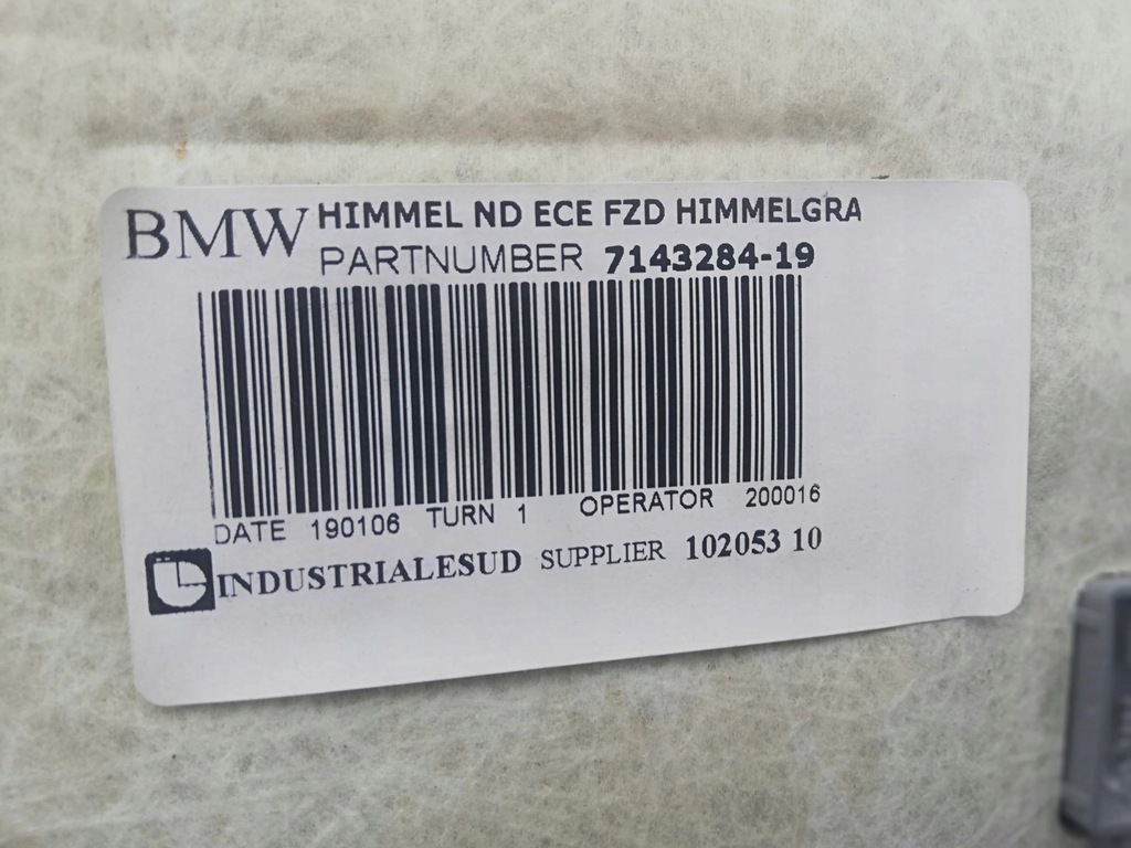 фото №10, Потолок bmw e90 серая комплектная