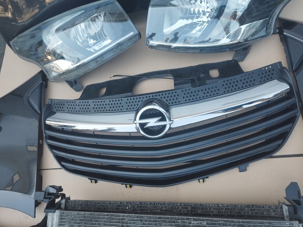 фото №9, Kompletny перед opel vivaro b 1.6 капот крыло бампер лампы ted68 347