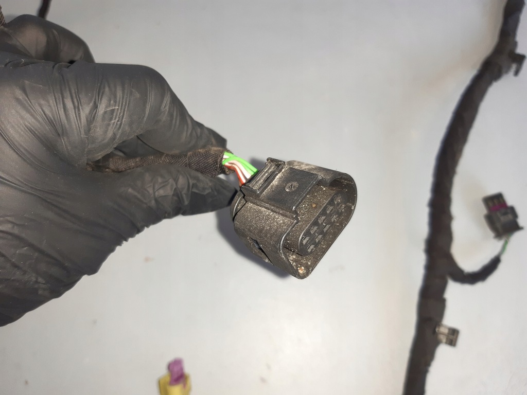 фото №9, Vw touareg жгут электропроводка бампера перед передняя 760971095db