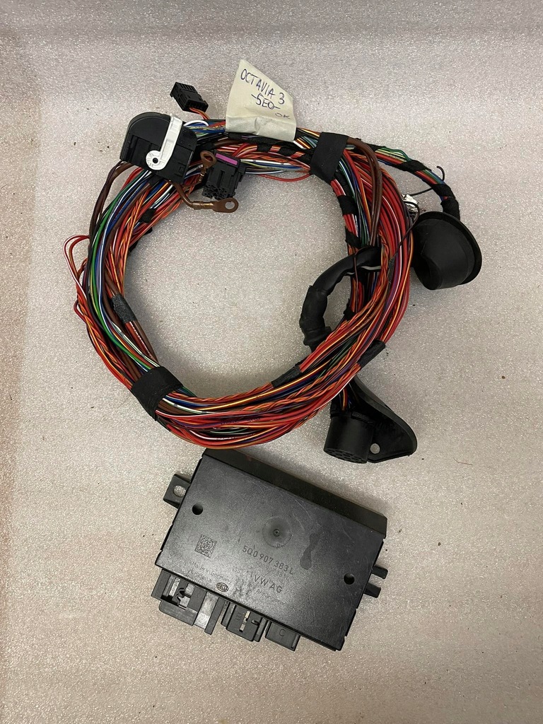 фото №5, Vw octavia iii 5e0 жгут фаркоп модуль 5q0907383l