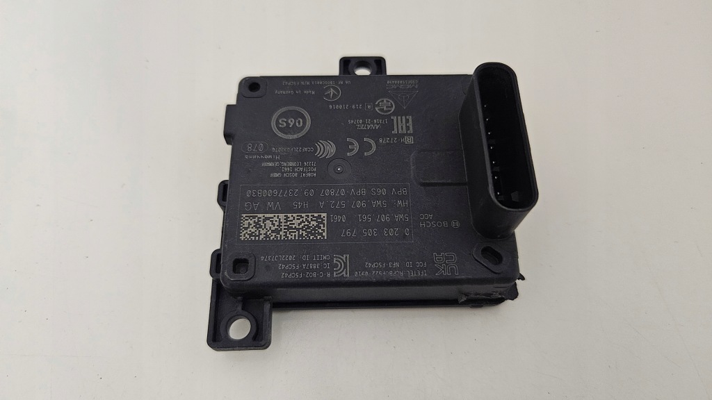 фото №1, Vw golf 8 радар датчик distronic 0203305797 5wa907561