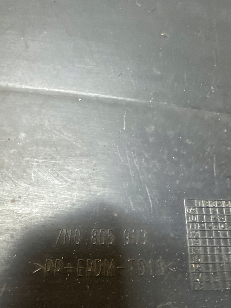 фото №9, Vw sharan 2 спойлер захист pod бампер перед 7n0805903