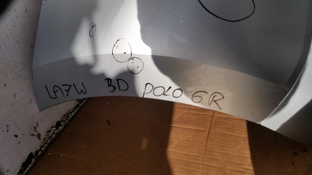 фото №8, Бампер задняя la7w vw polo v 6r 09-14