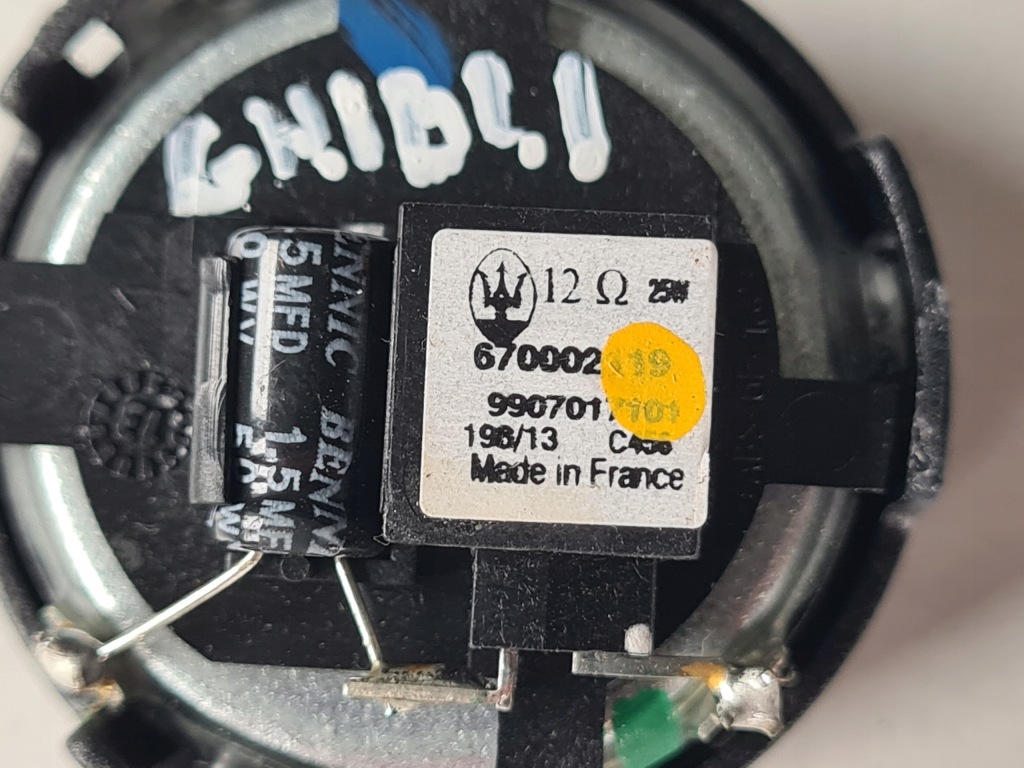 фото №3, Динамик дверь maserati ghibli m157 13-