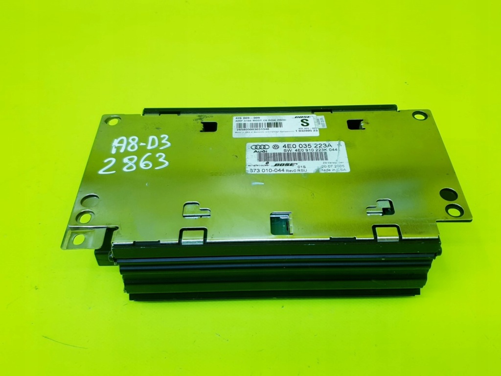 фото №7, Усилитель динамиков радио audi a8 d3 bose