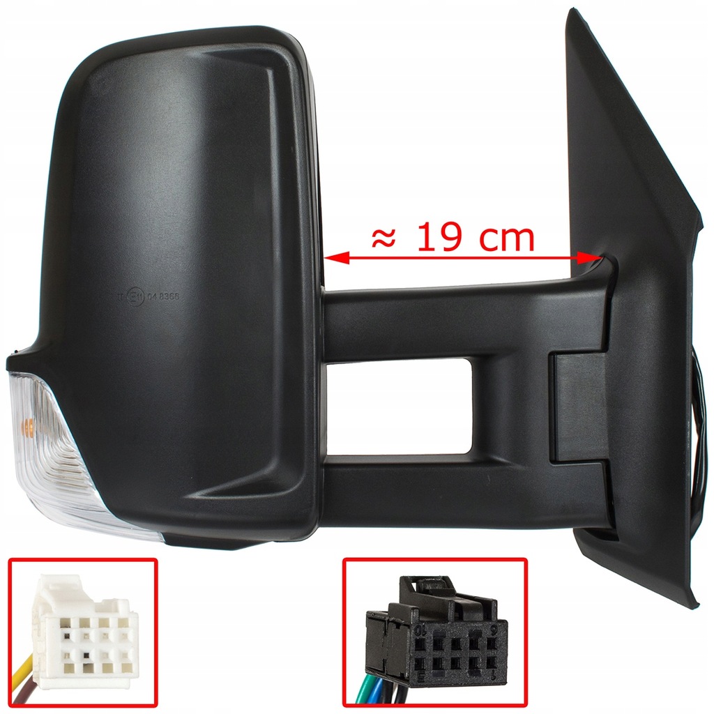 фото №2, Зеркало elekt p długie mercedes sprinter 907 910