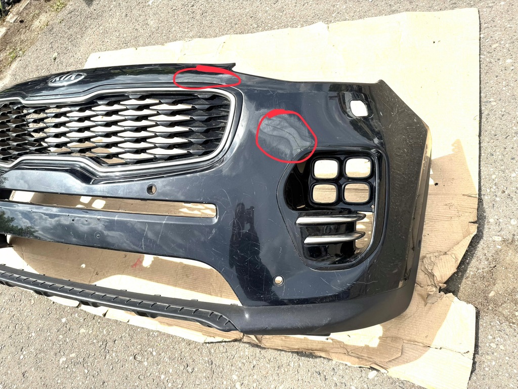 фото №8, Бампер kia sportage iv 16-18_kratki_listwa_ перед oryg