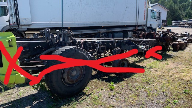 фото №1, Рама volvo fh / fm самоскид 8x4 подвійний профіль