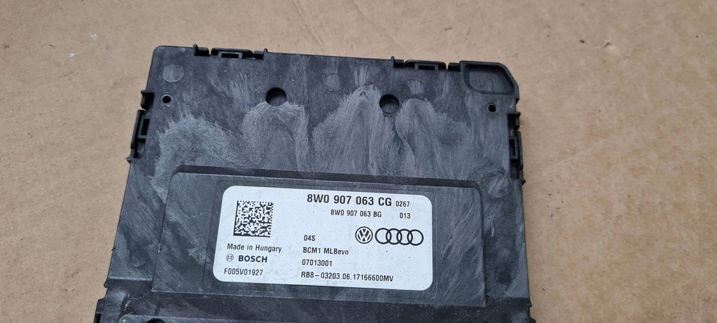 фото №9, A4 b9 8w модуль блок управления комфорта разъёмы 8w0907063cg a5 8w
