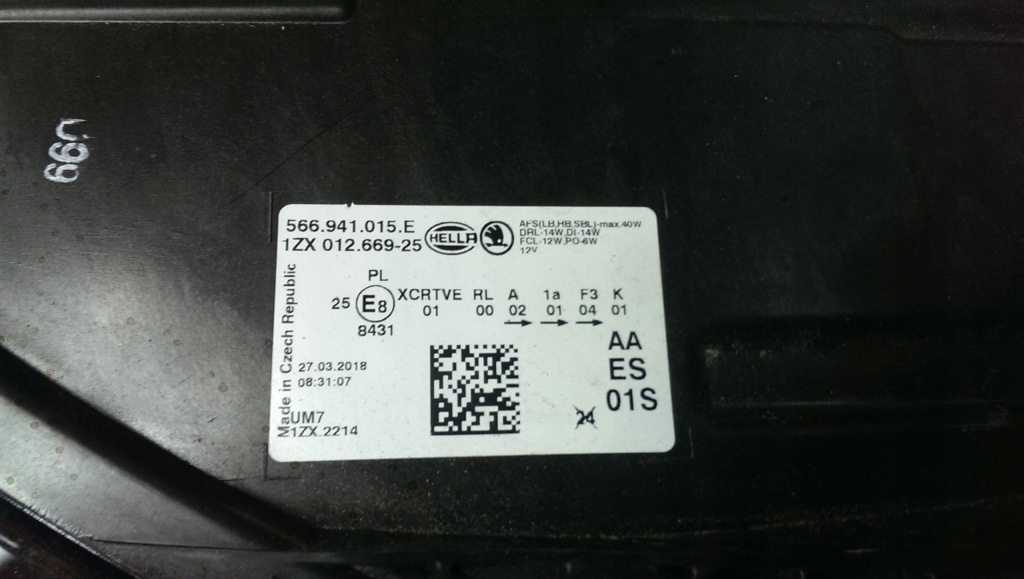 фото №5, Le kompletny full led skoda kodiaq 566941015e 18r