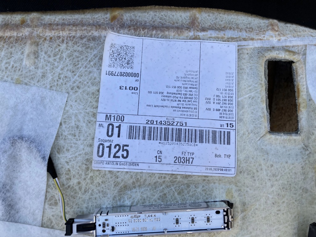 фото №10, Потолок czarna панорама vw arteon 17-