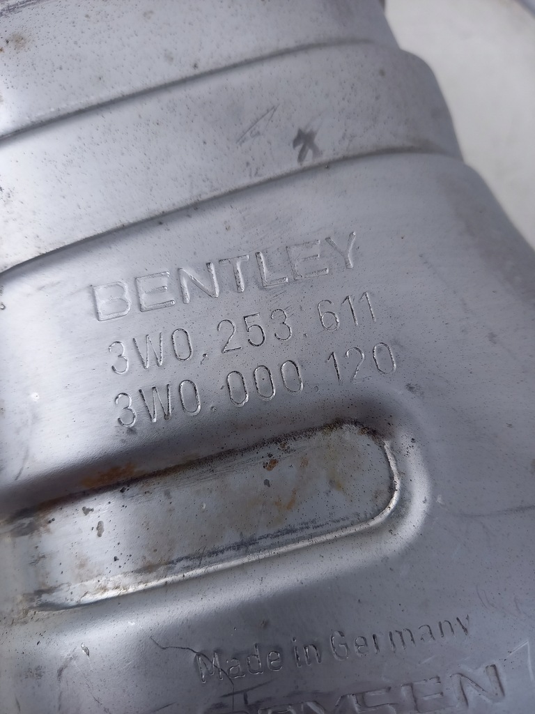 фото №7, Система выпускной гаситель правый bentley continental gt gtc 3w0253611 3w0000120