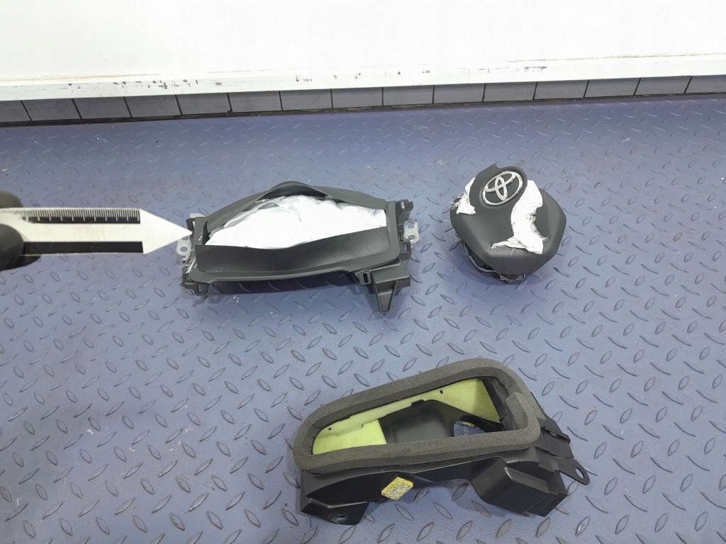 фото №7, Toyota camry viii xv70 17- панель приладів приладова подушки безпеки ремені do відновлення