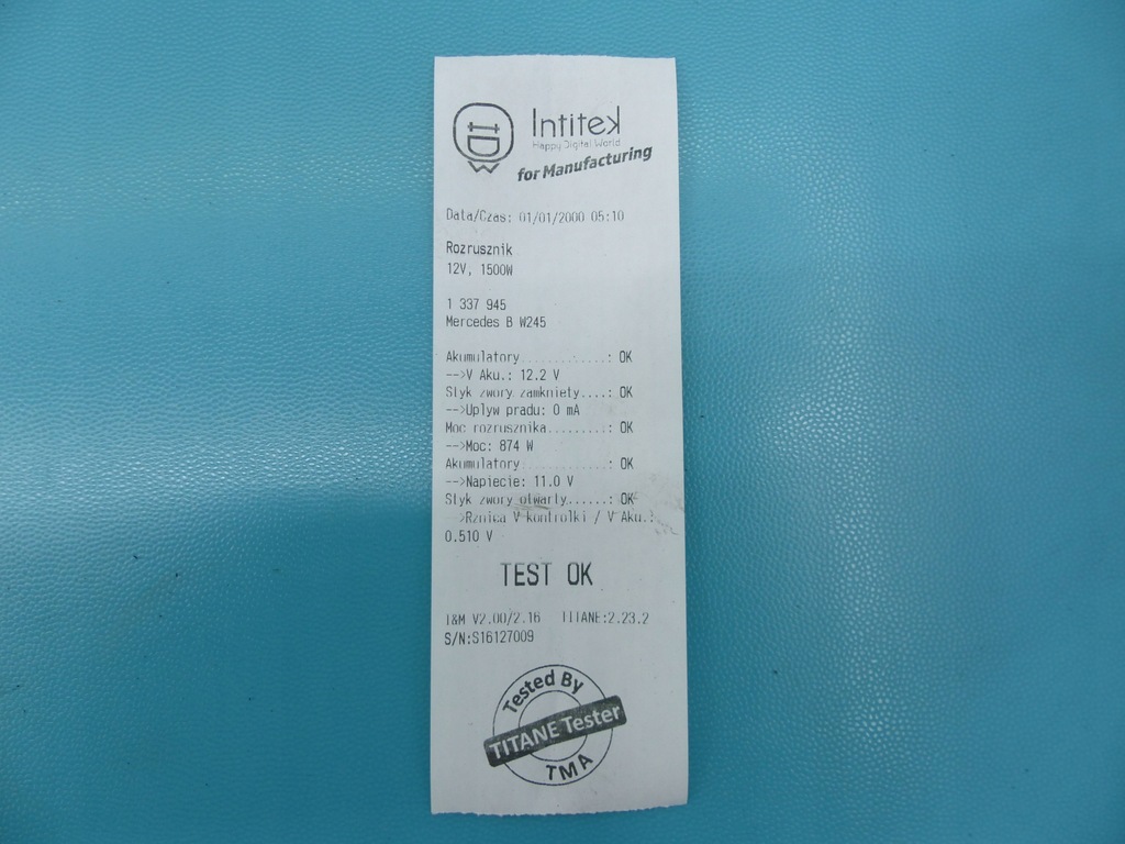 фото №6, Test стартер mercedes w245 d7e38 1.7 b