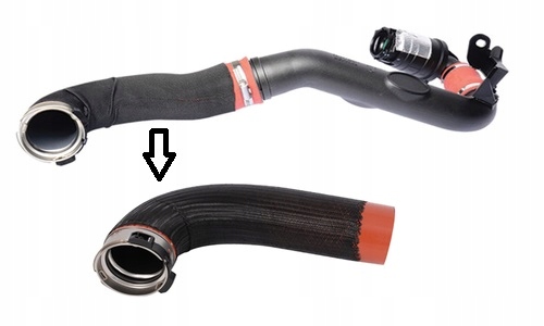 Труба пабтрубок  интеркулер do renault master iii 2.3dci Оригинал