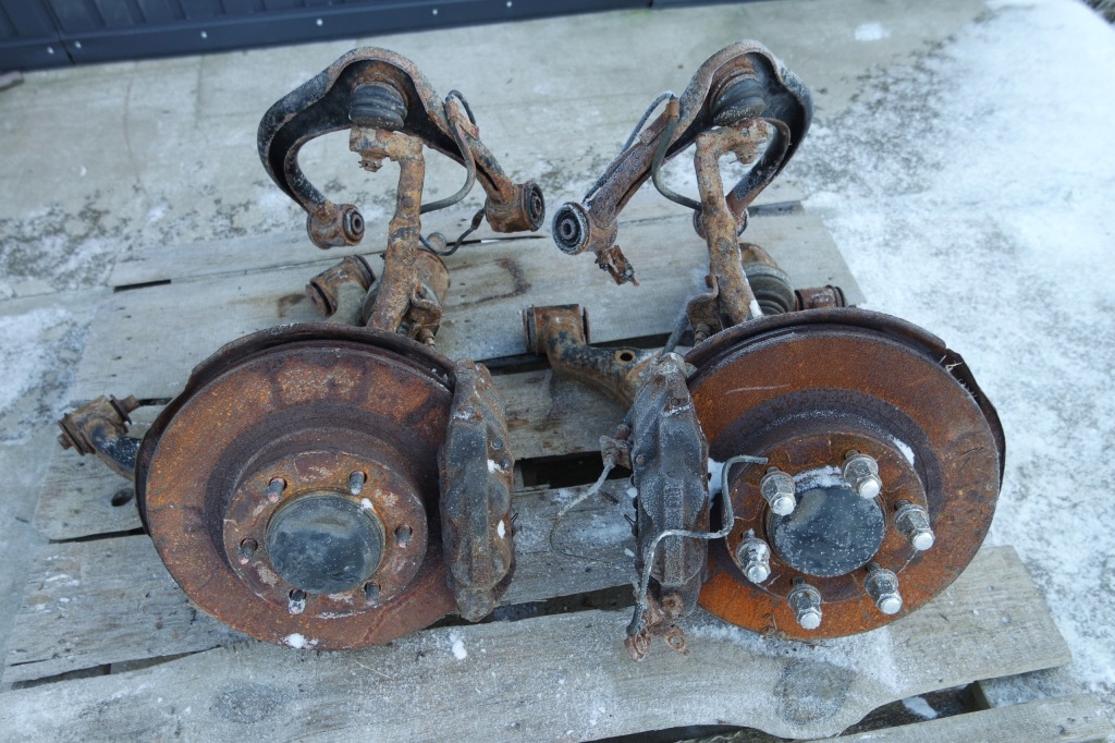 фото №5, Поворотний кулак амортизаторна стійка перед ліва права комплектна toyota land cruiser 120 3.0d