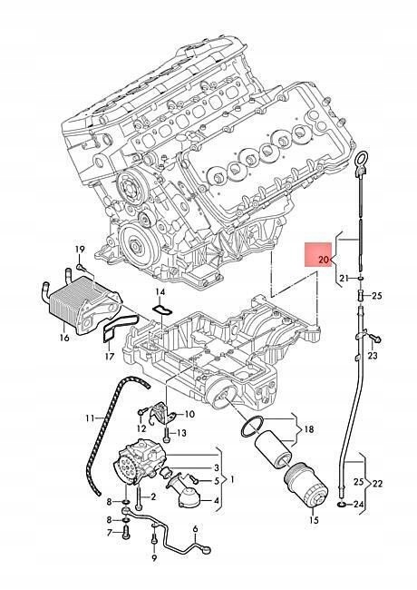 фото №5, Указатель масла vag audi a8 s8 quattro 2010 2017 оригинальный 07p115611d