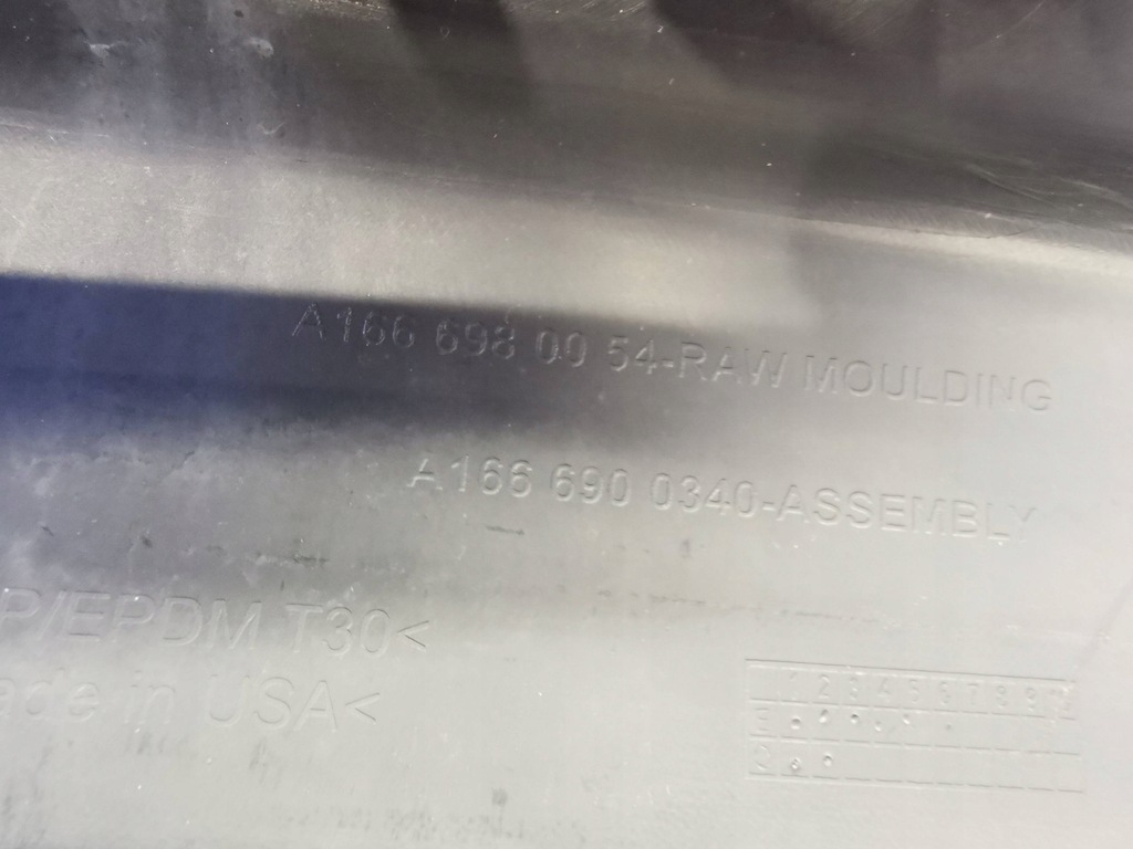 фото №7, Mercedes-benz ml w166 молдинг порог левая a1666980054